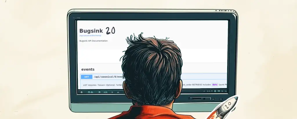 Developer looking the Swagger UI for Bugsink 2.0