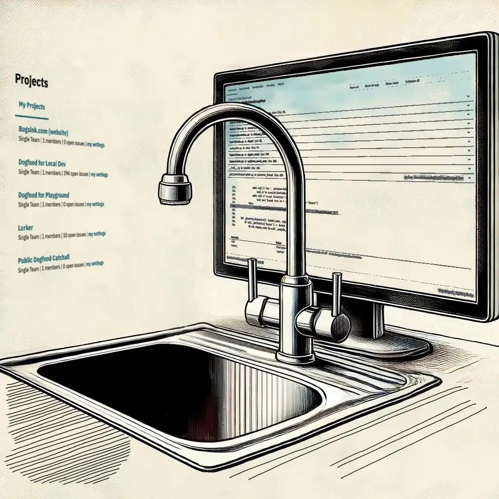 Monitor near sink