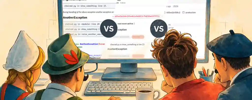 Four stereotypical comparing Sentry alternatives