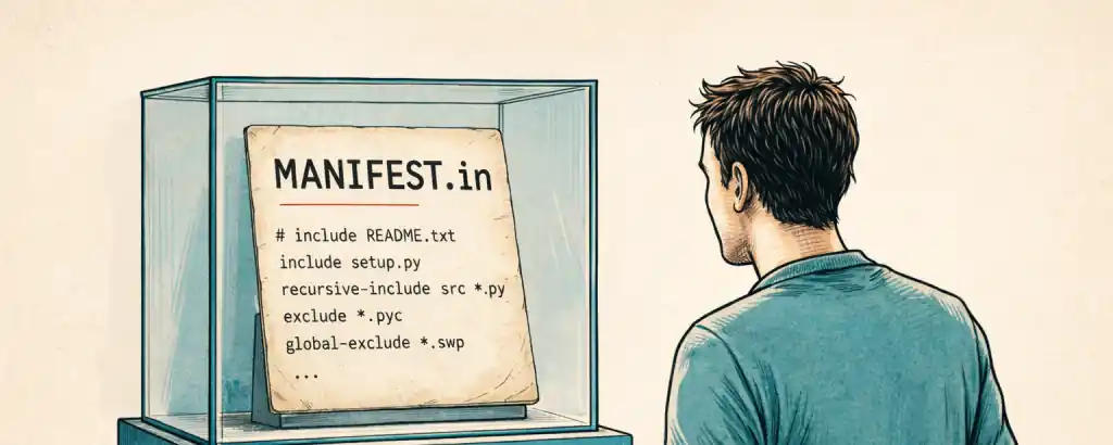 Python packaging article about MANIFEST.in