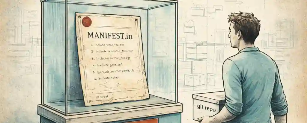 Python packaging article about MANIFEST.in