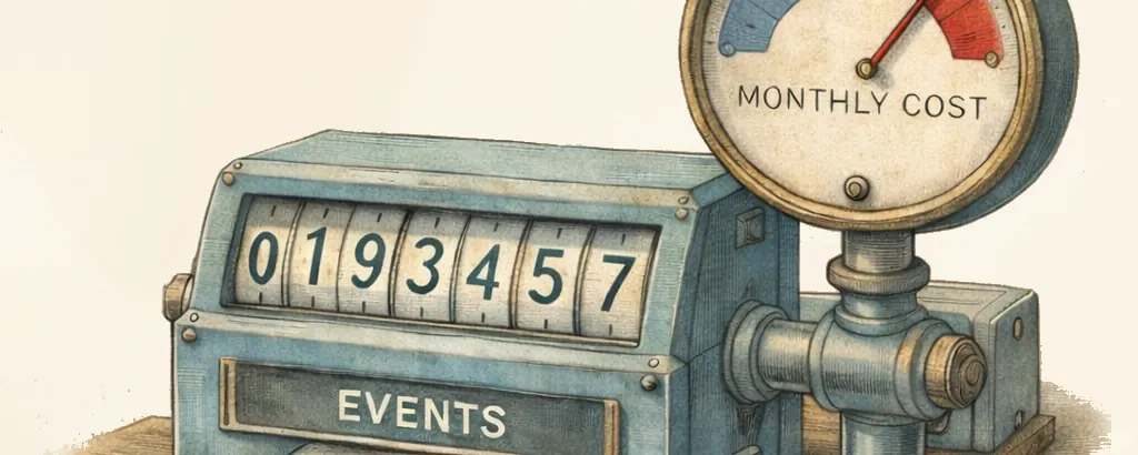 Meter of events representing the cost of Sentry