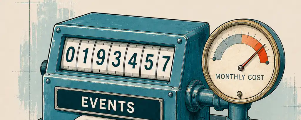 Meter of events representing the cost of Sentry